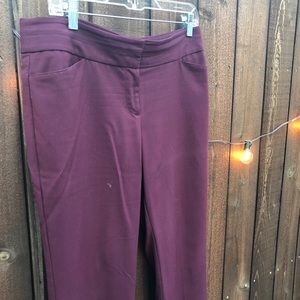 Maroon dress pants, LOFT Outlet, Size 8 Petite